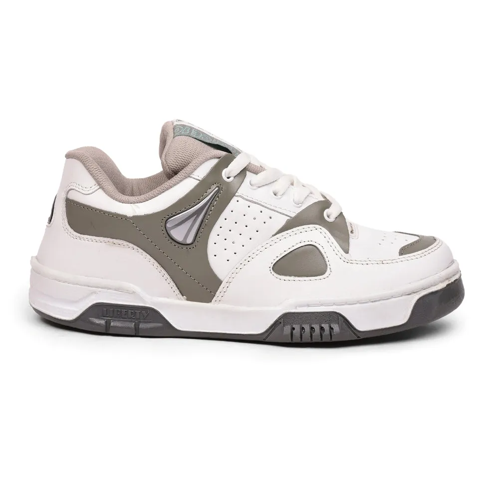 Baskets à lacets gris casual Force 10 pour hommes DUPLAY NOUVEAU par Liberty
