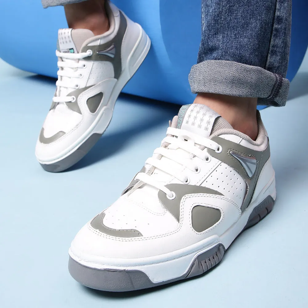 Baskets à lacets gris casual Force 10 pour hommes DUPLAY NOUVEAU par Liberty
