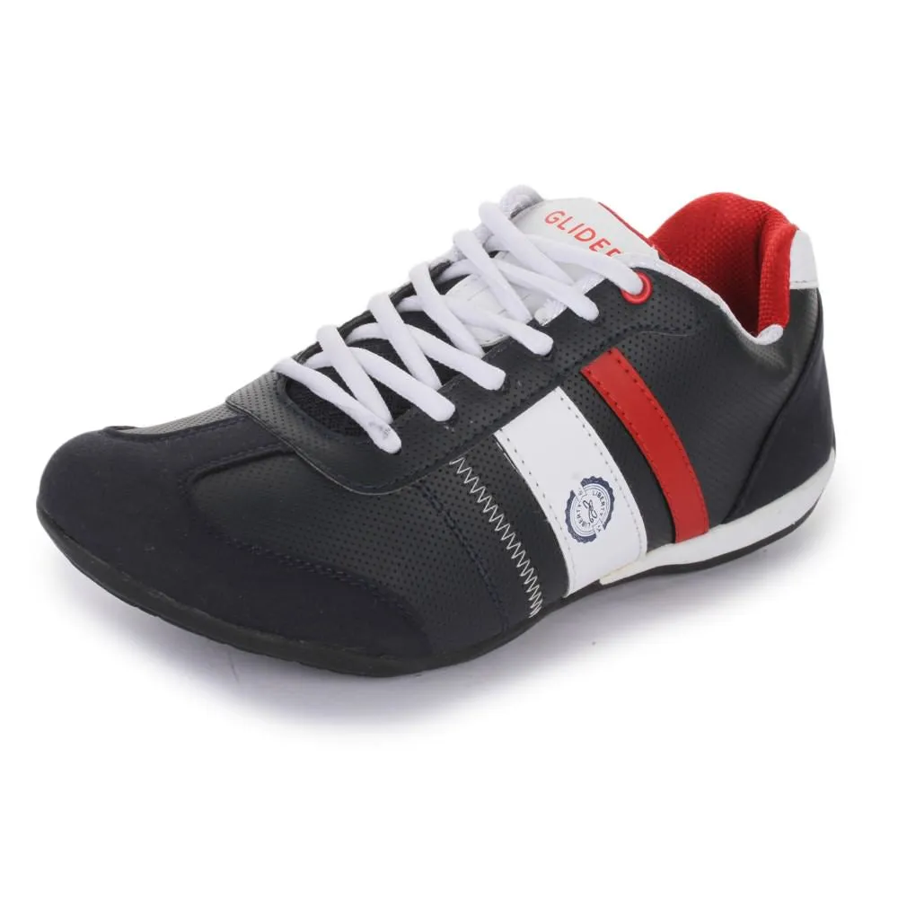 Chaussures décontractées à lacets Force 10 pour hommes - Bleu (LB09-52)