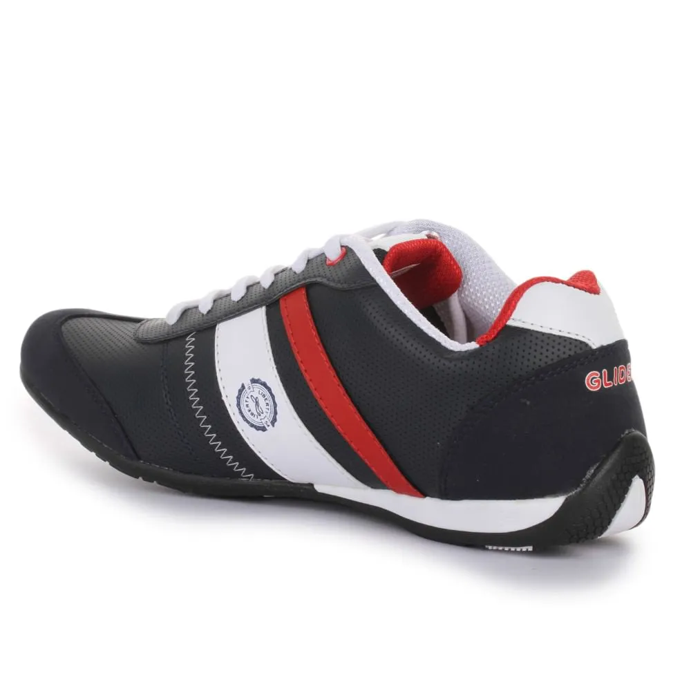 Chaussures décontractées à lacets Force 10 pour hommes - Bleu (LB09-52)