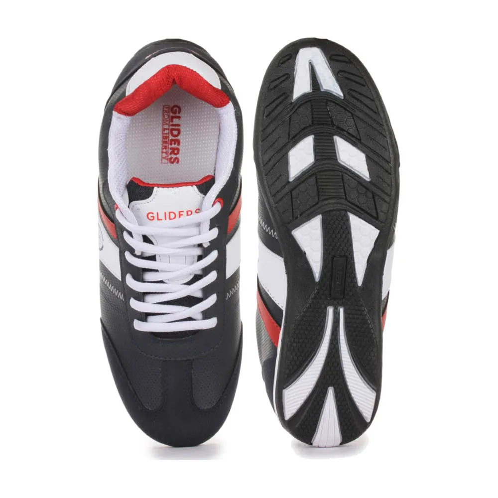 Chaussures décontractées à lacets Force 10 pour hommes - Bleu (LB09-52)