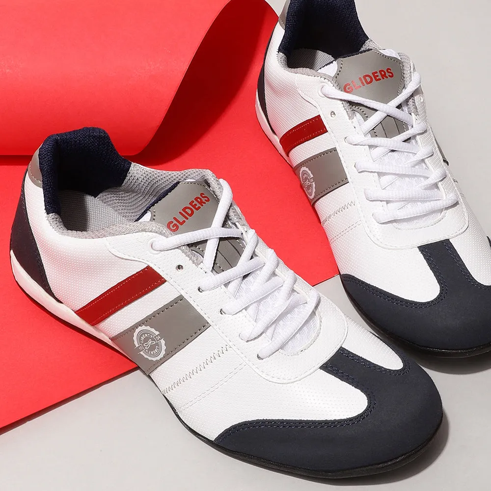 Chaussures décontractées à lacets pour hommes Force 10 blanc (LB09-52)