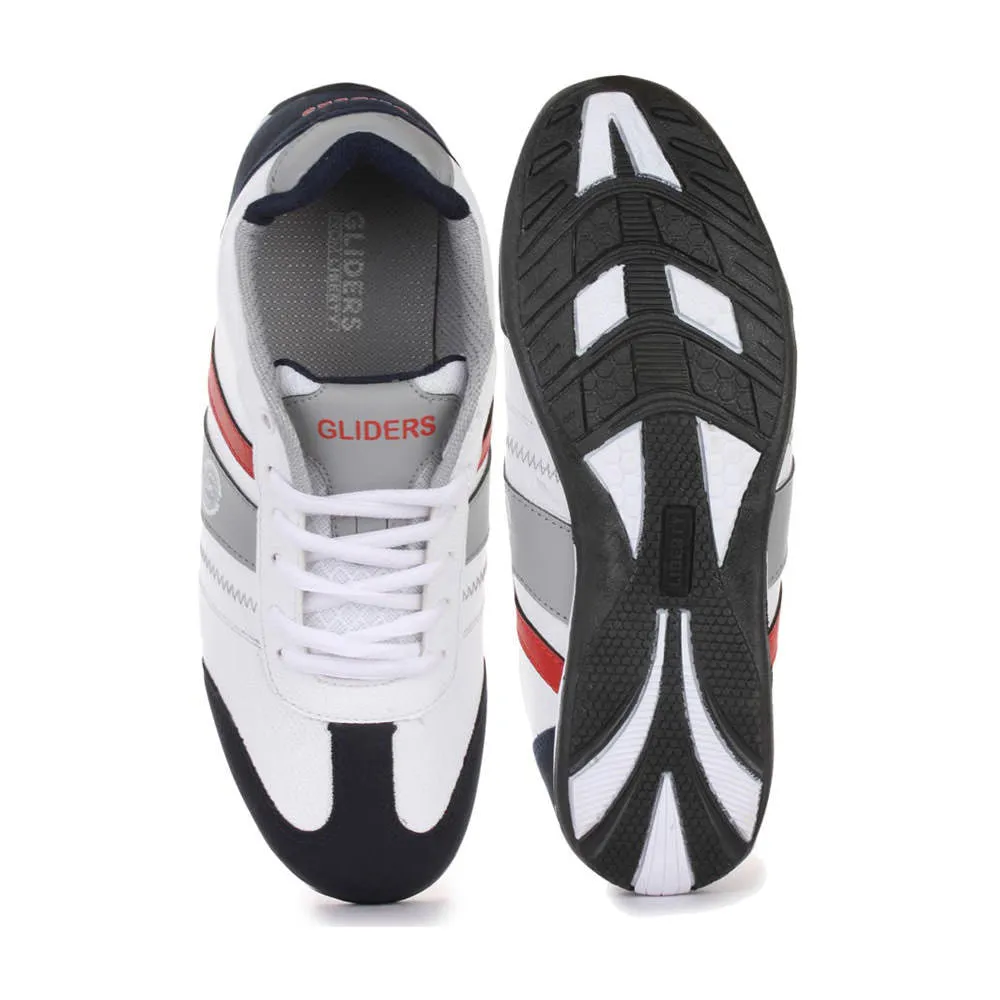 Chaussures décontractées à lacets pour hommes Force 10 blanc (LB09-52)