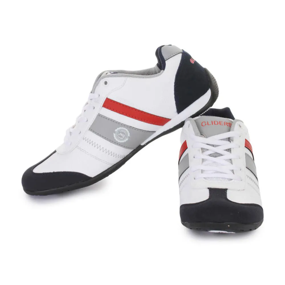 Chaussures décontractées à lacets pour hommes Force 10 blanc (LB09-52)