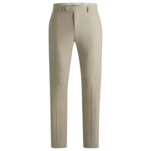 Formal trousers in washable super-flex fabric
