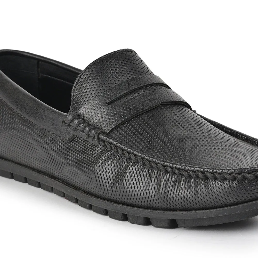 Mocassins Décontractés Fortune (NOIR) Pour Hommes AVN-05 Par Liberty