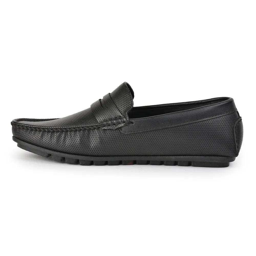 Mocassins Décontractés Fortune (NOIR) Pour Hommes AVN-05 Par Liberty