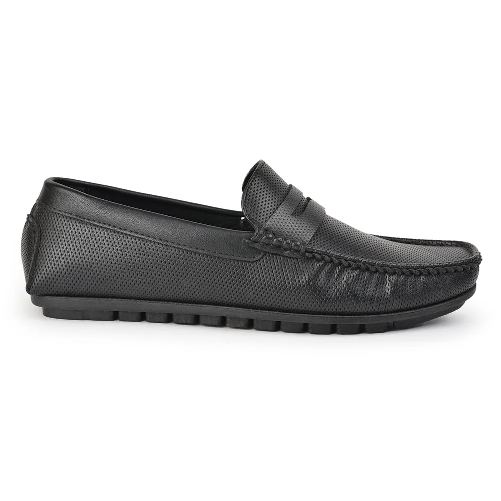 Mocassins Décontractés Fortune (NOIR) Pour Hommes AVN-05 Par Liberty