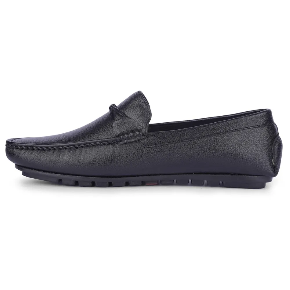 Mocassins Formels Fortune Noir Pour Hommes AVL-5 Par Liberty