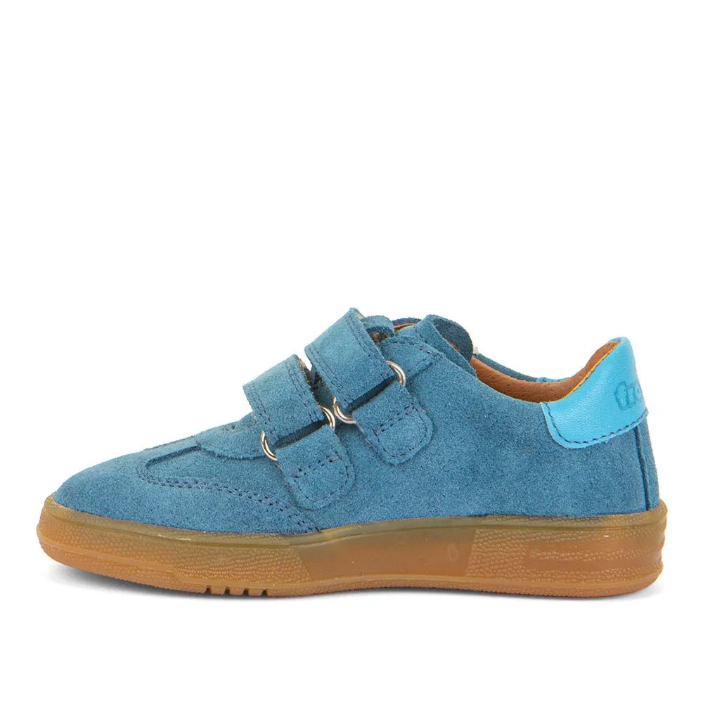 Froddo : Baskets Lou Velcro - Jeans / Bleu