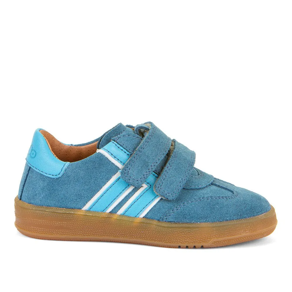 Froddo : Baskets Lou Velcro - Jeans / Bleu