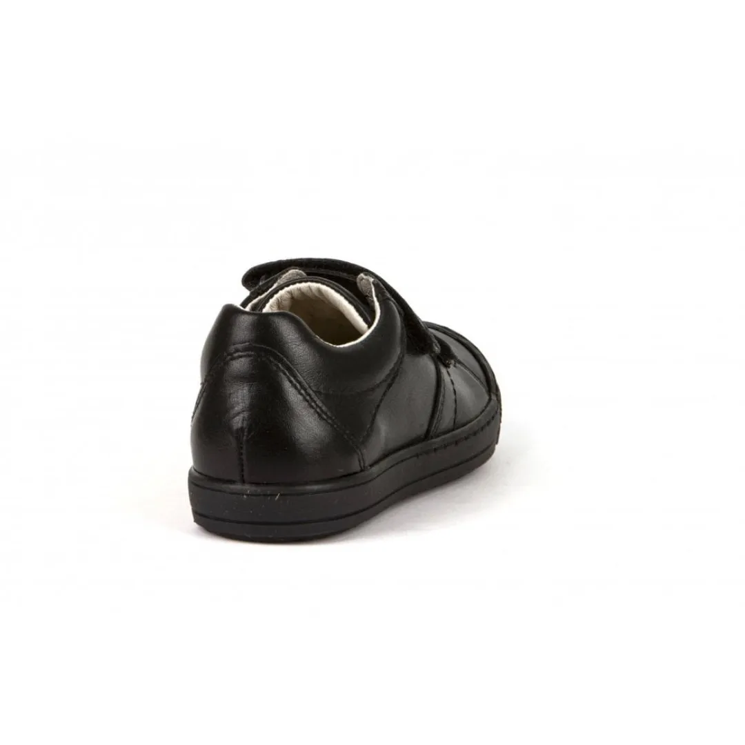 Froddo : Chaussures d'école Luka Velcro - Cuir noir