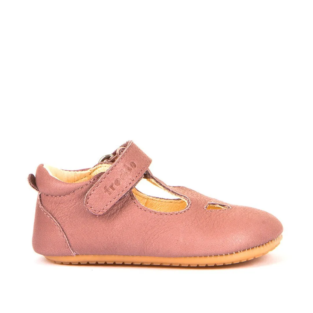 Froddo : Chaussure à barrette en velcro pour pré-marcheur - Nu