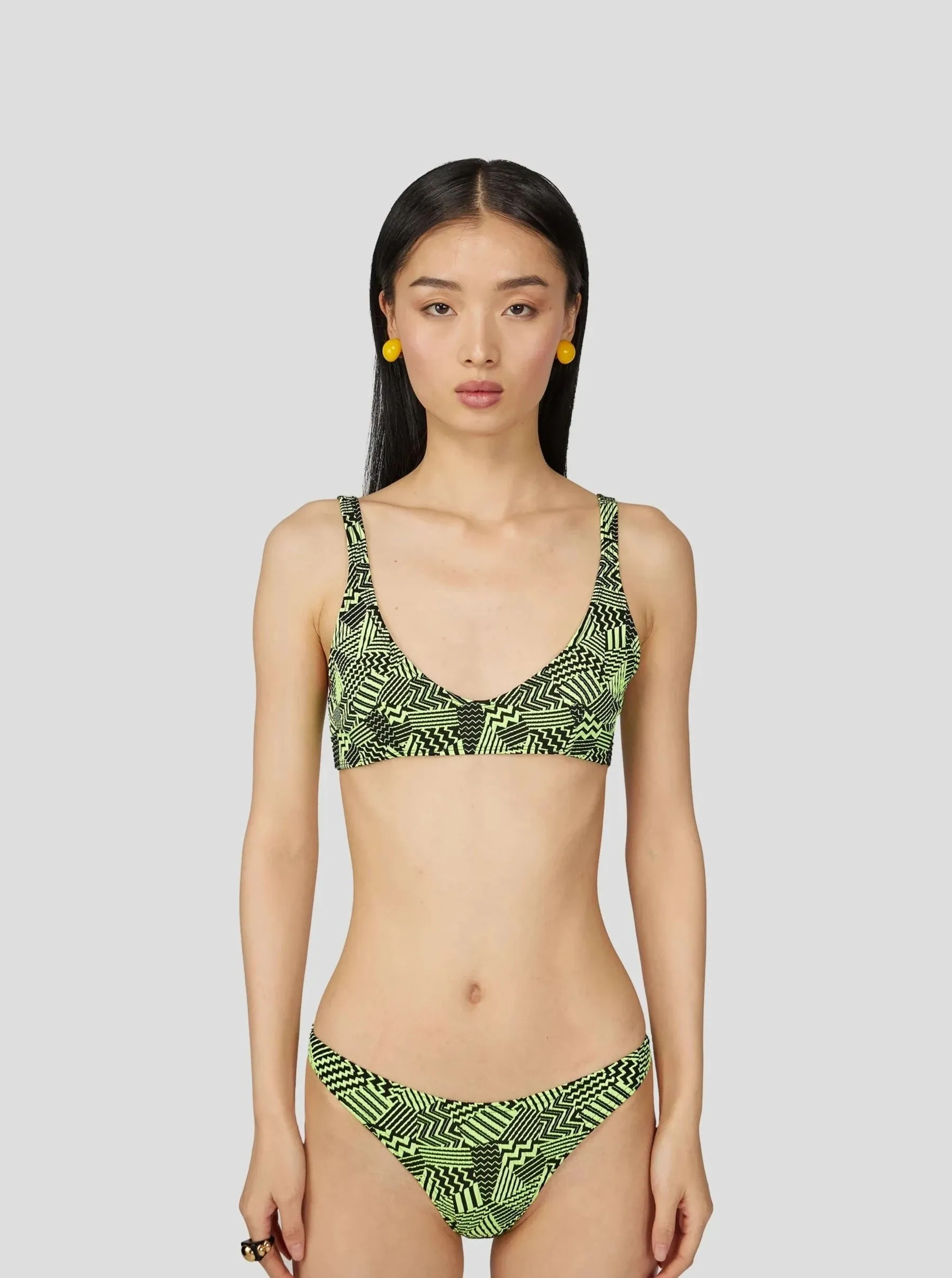 Bas de maillot de bain Gala en néon agrumes pétillants