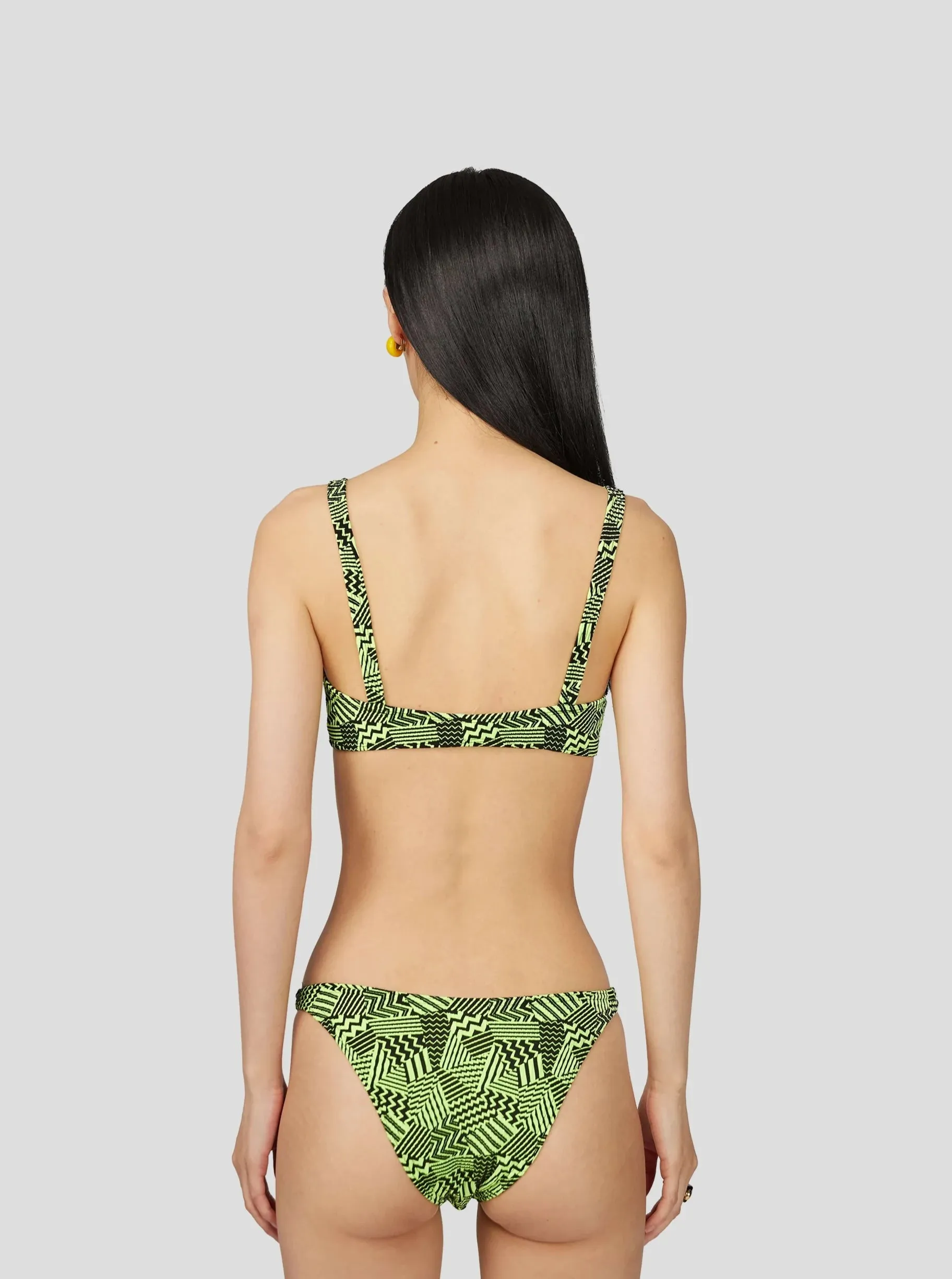 Bas de maillot de bain Gala en néon agrumes pétillants