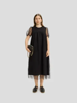 Gaya Dress in Crease Tulle