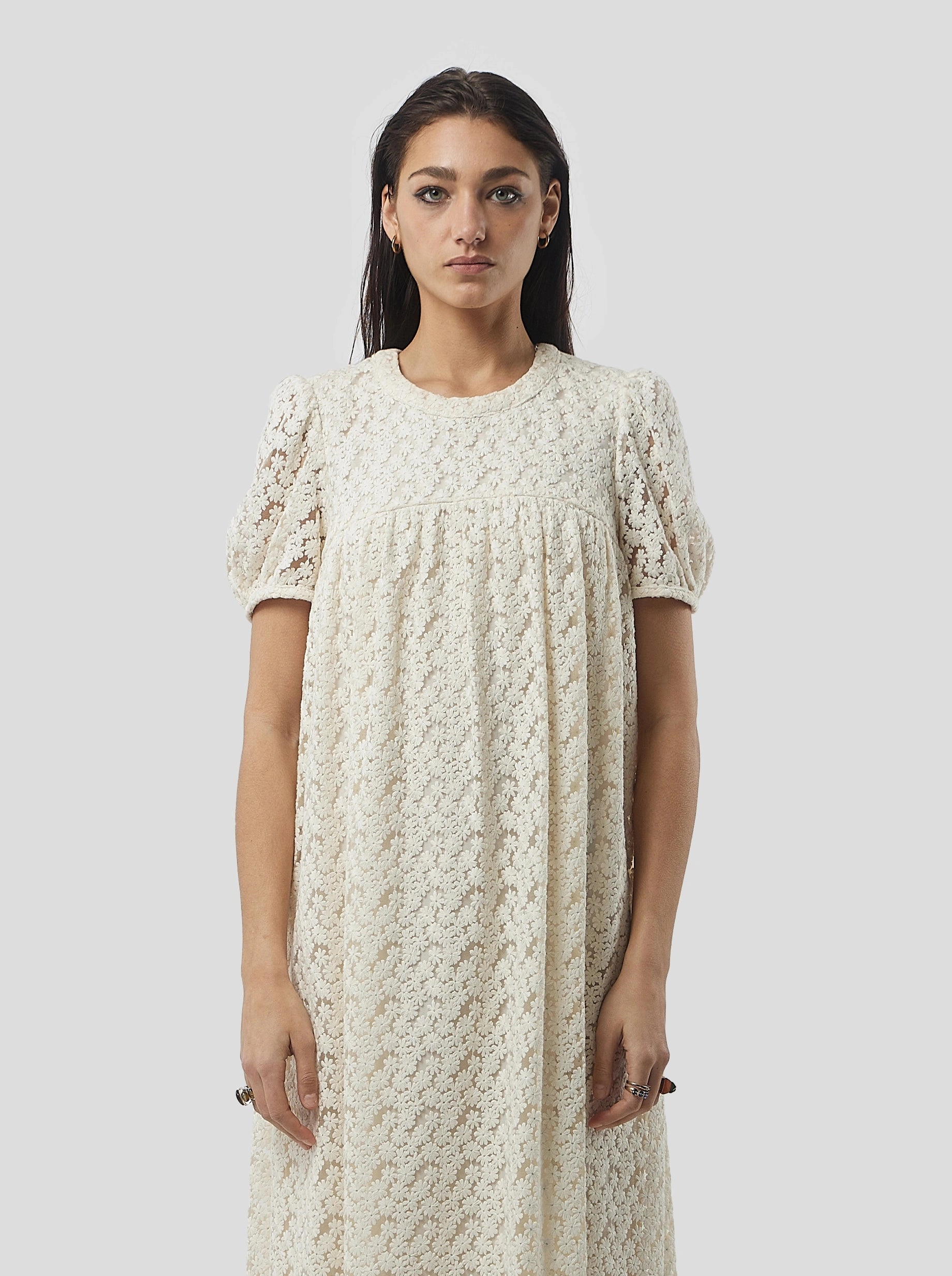 Robe Gaya en Dentelle Albâtre