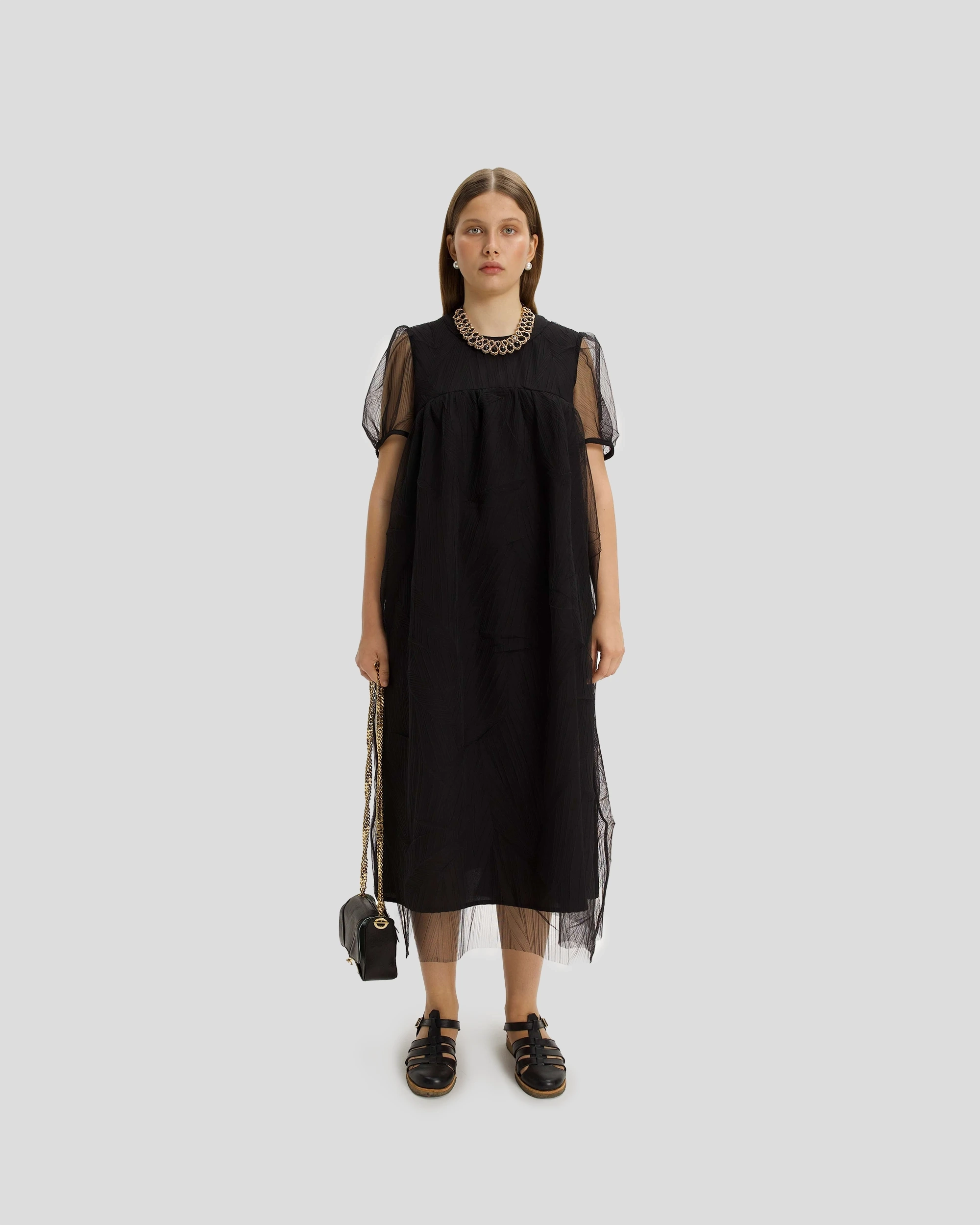 Robe Gaya en Tulle Plissé