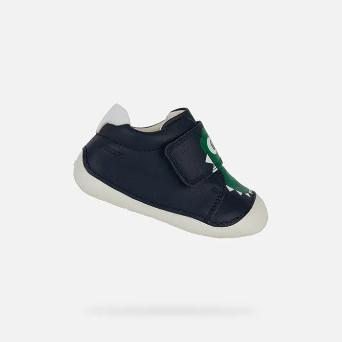Geox : Premières chaussures à velcro Tutim Nappa - Marine