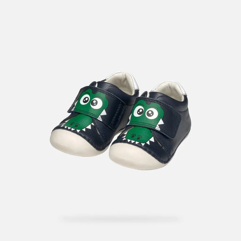 Geox : Premières chaussures à velcro Tutim Nappa - Marine