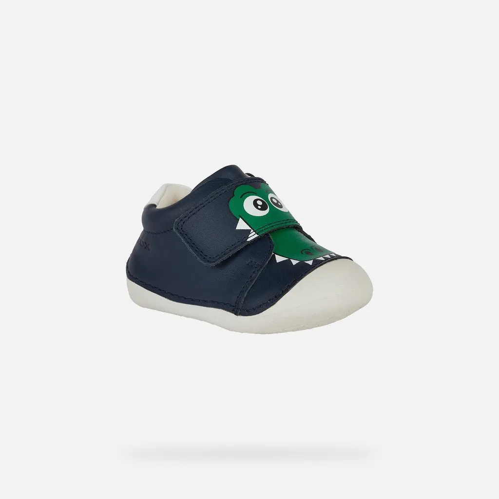 Geox : Premières chaussures à velcro Tutim Nappa - Marine