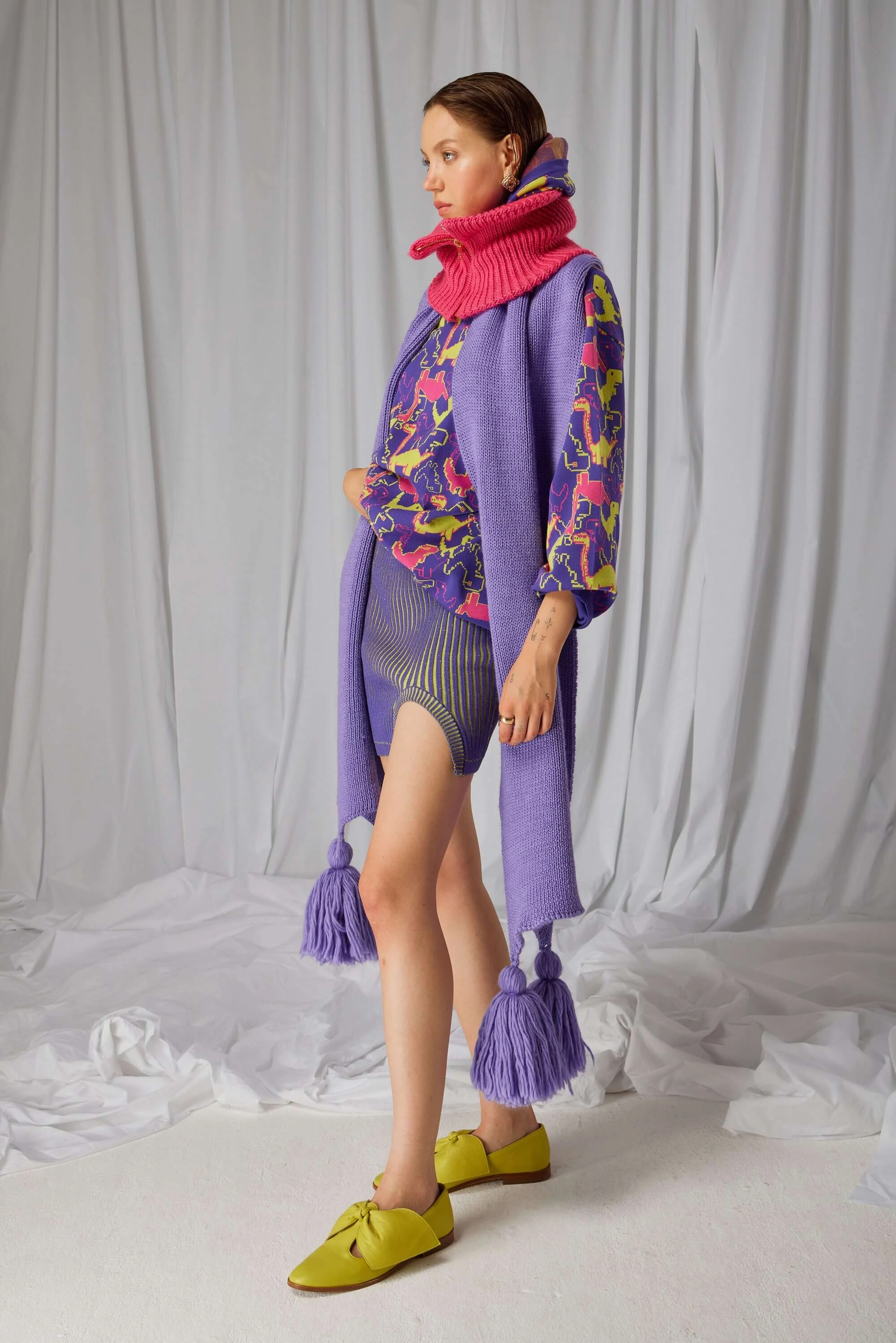 Gigi skirt in Kaleidoscope knit