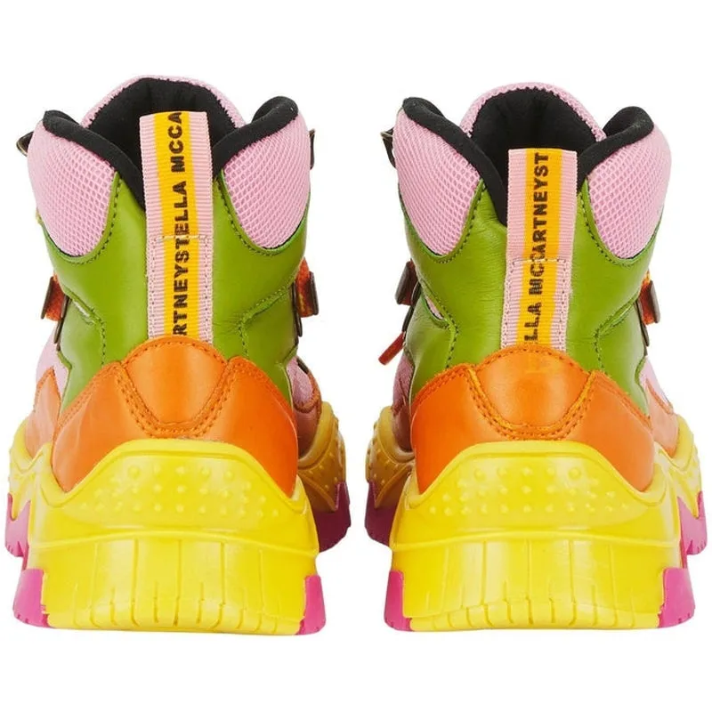 Bottes à lacets à bloc de couleurs pour filles