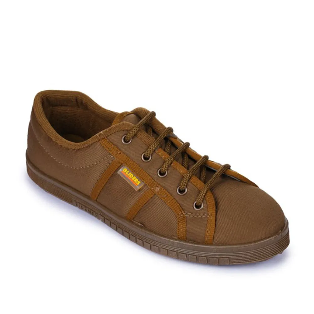 Chaussures décontractées à lacets beige Gliders pour hommes JUMPER-E par Liberty