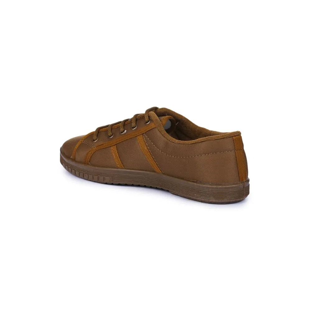 Chaussures décontractées à lacets beige Gliders pour hommes JUMPER-E par Liberty
