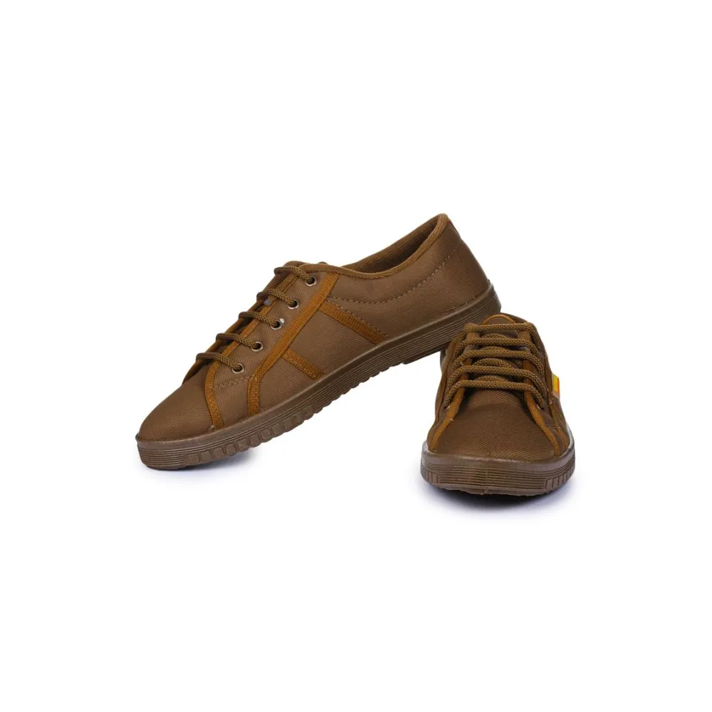 Chaussures décontractées à lacets beige Gliders pour hommes JUMPER-E par Liberty