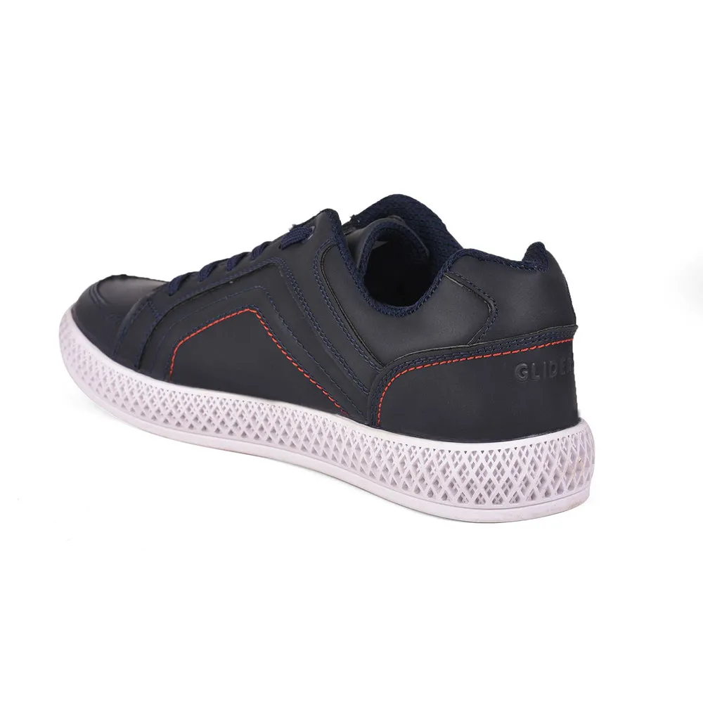 Chaussures à Lacets Décontractées Bleu Marine Pour Hommes FELIX-1ME Par Liberty
