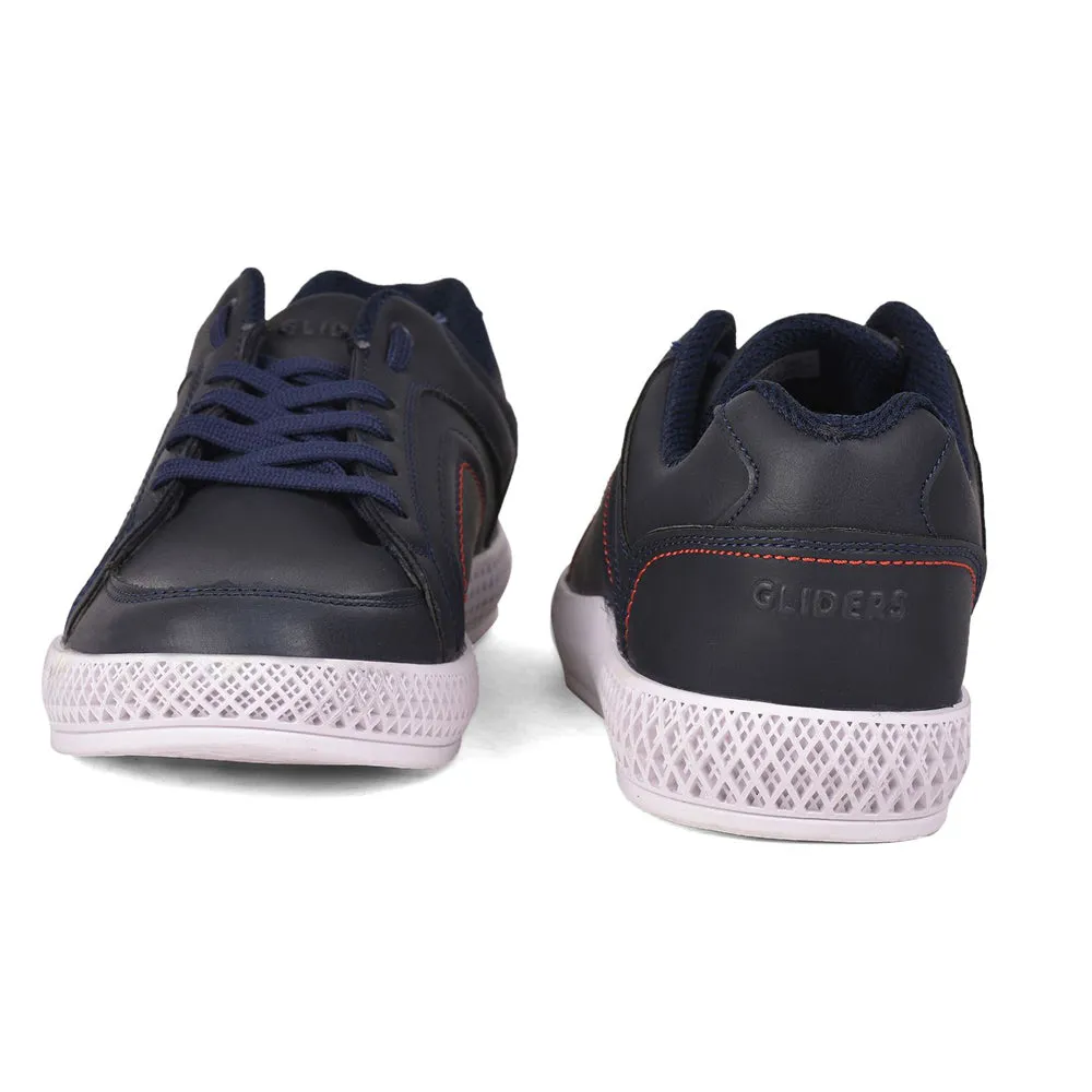 Chaussures à Lacets Décontractées Bleu Marine Pour Hommes FELIX-1ME Par Liberty