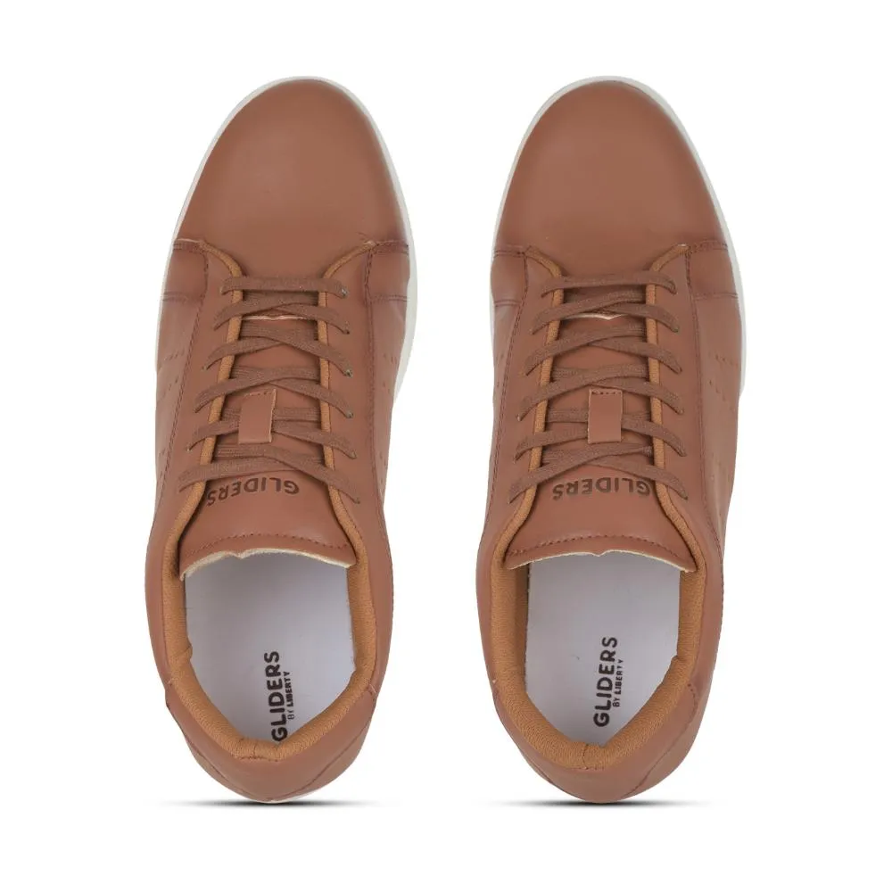 Chaussures de sport décontractées à lacets beige pour hommes ANDERSON By Liberty