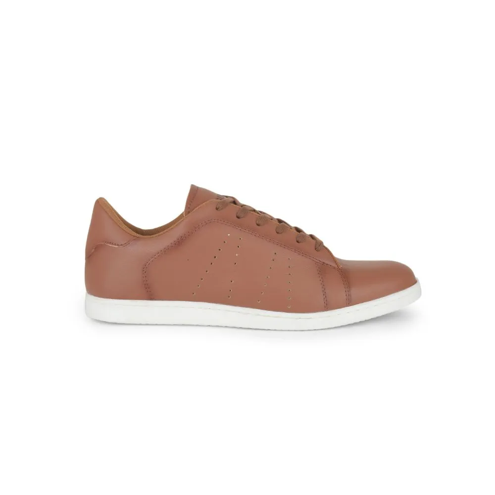 Chaussures de sport décontractées à lacets beige pour hommes ANDERSON By Liberty