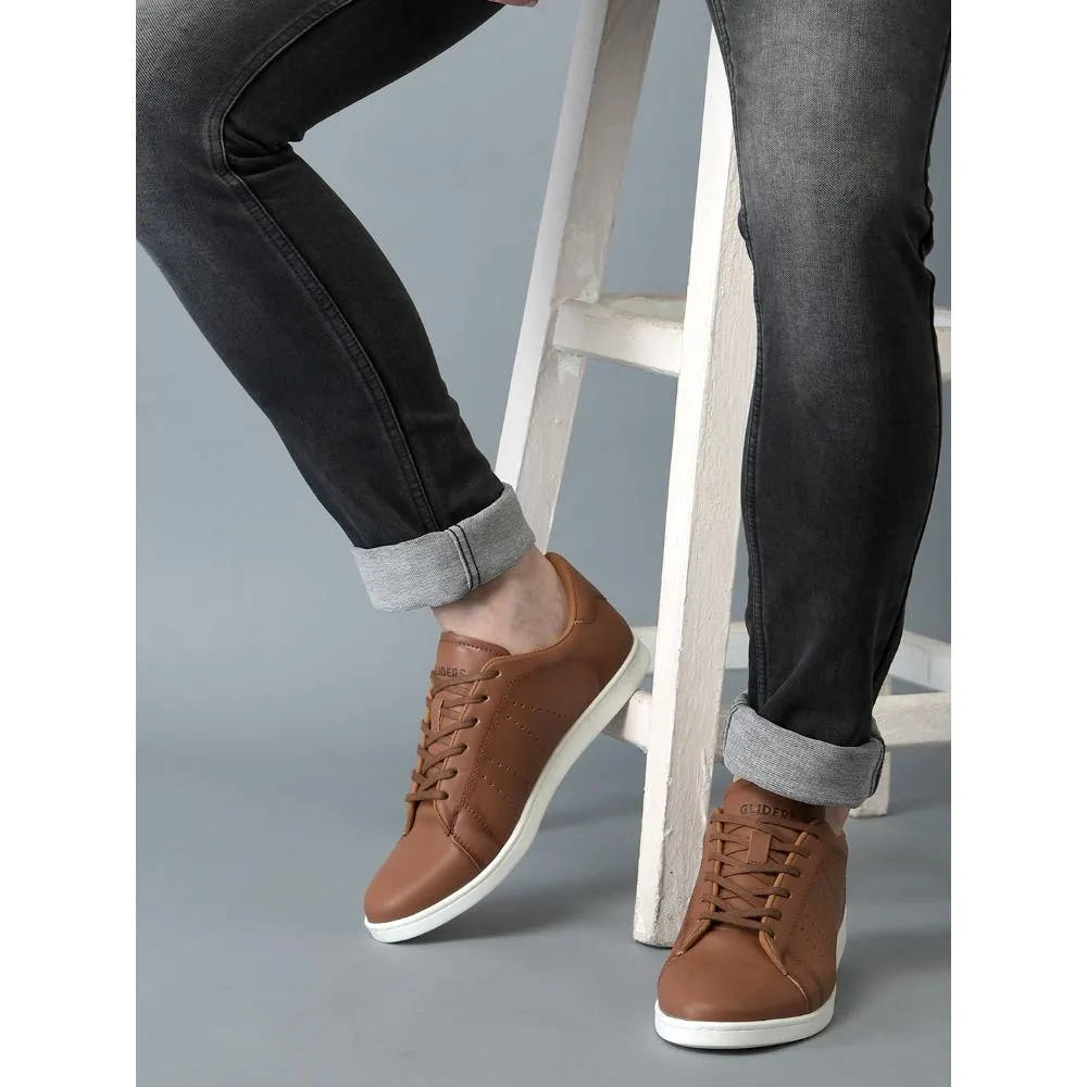 Chaussures de sport décontractées à lacets beige pour hommes ANDERSON By Liberty