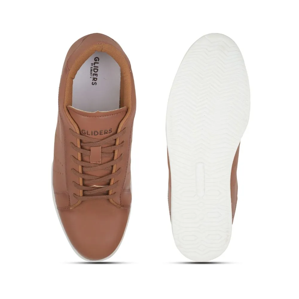 Chaussures de sport décontractées à lacets beige pour hommes ANDERSON By Liberty