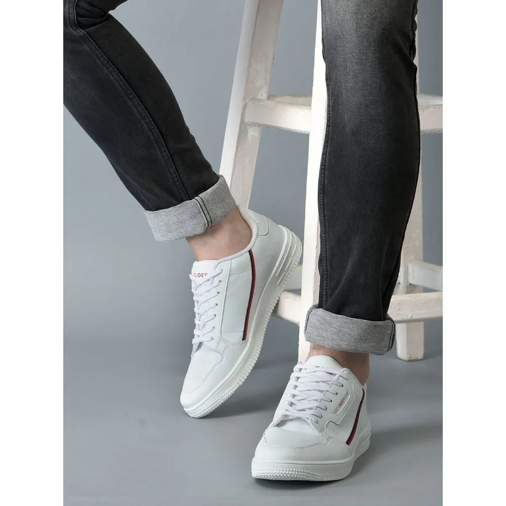 Baskets décontractées Gliders à lacets blancs pour hommes SNK-701 par Liberty