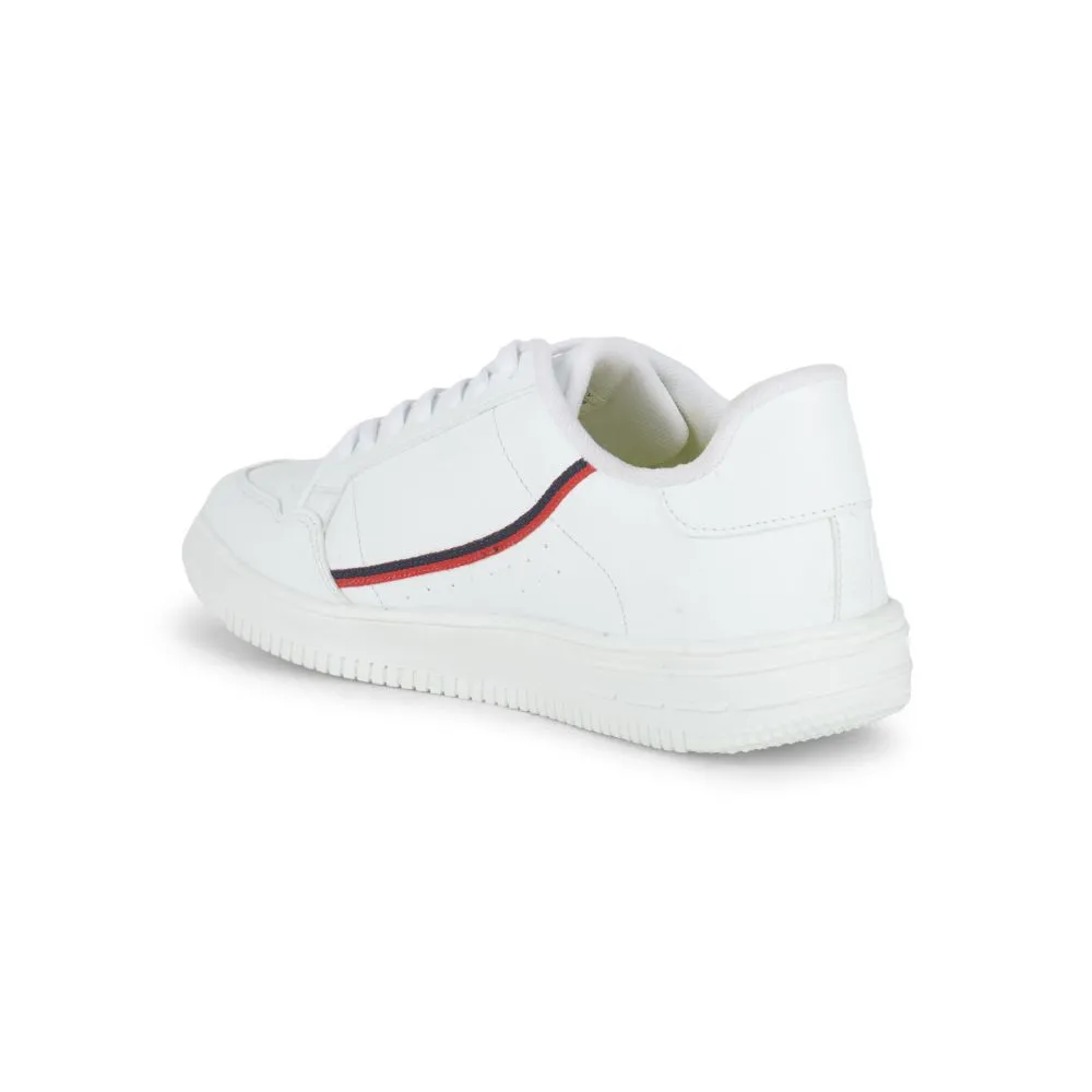 Baskets décontractées Gliders à lacets blancs pour hommes SNK-701 par Liberty