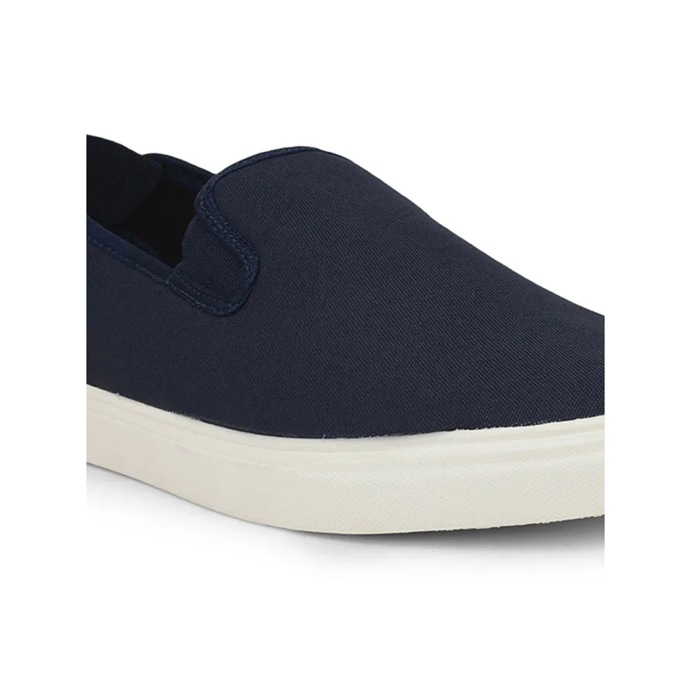 Baskets décontractées sans lacets HYPER-E By Liberty pour hommes en bleu marine