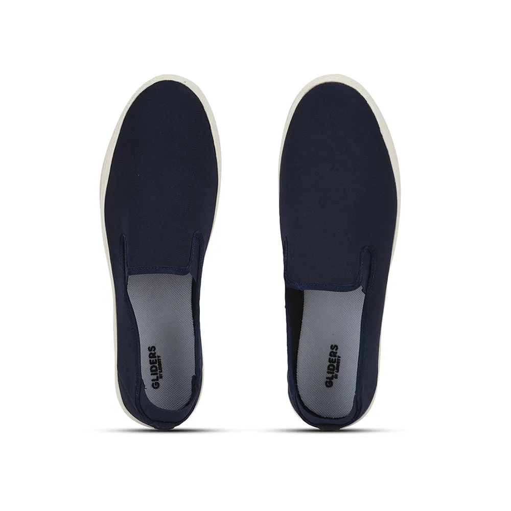 Baskets décontractées sans lacets HYPER-E By Liberty pour hommes en bleu marine