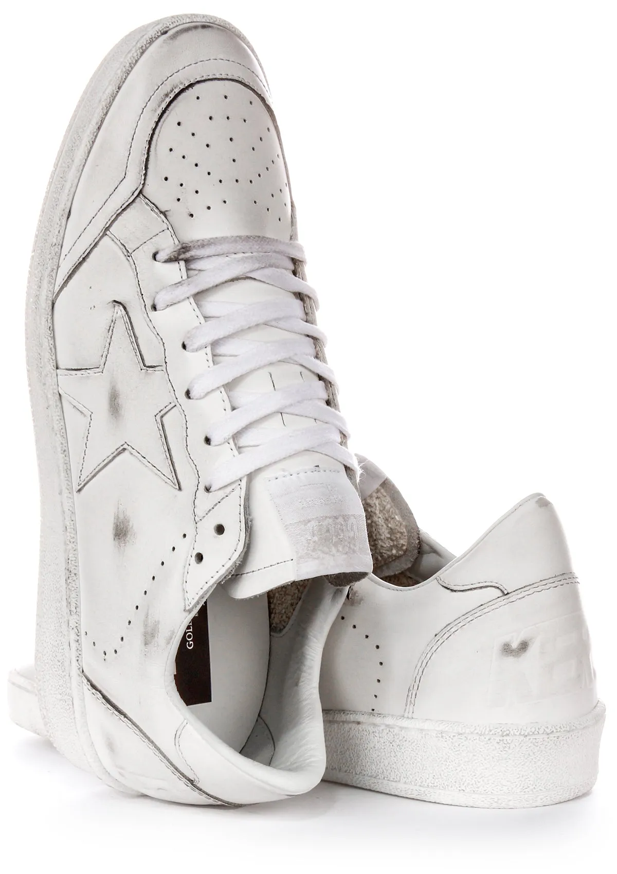 Golden Goose Ball Star en blanc pour chaussures homme Golden Goose