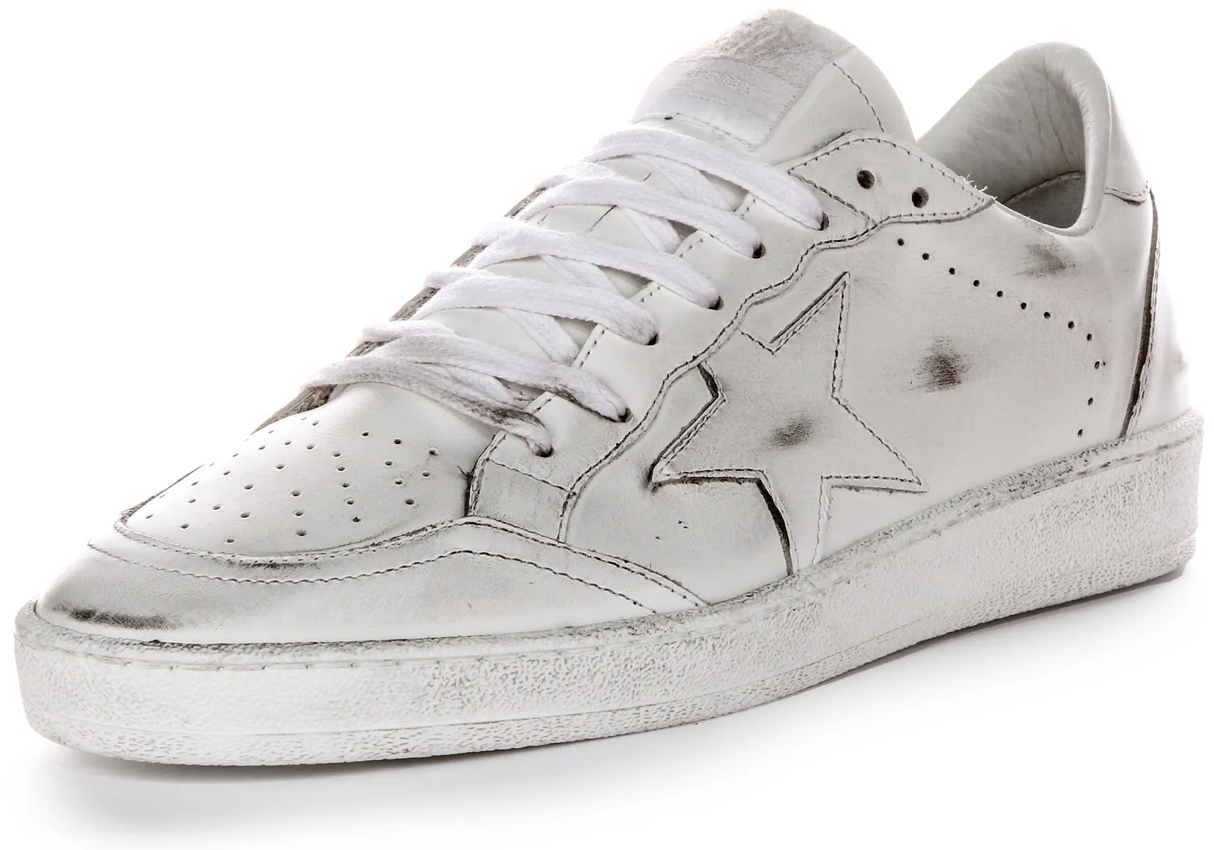 Golden Goose Ball Star en blanc pour chaussures homme Golden Goose