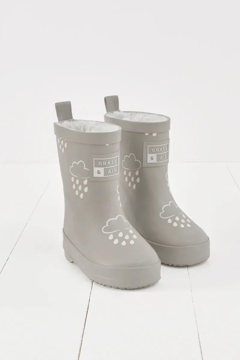 Herbe & Air : Bottes enfants géothermiques gris à changement de couleur