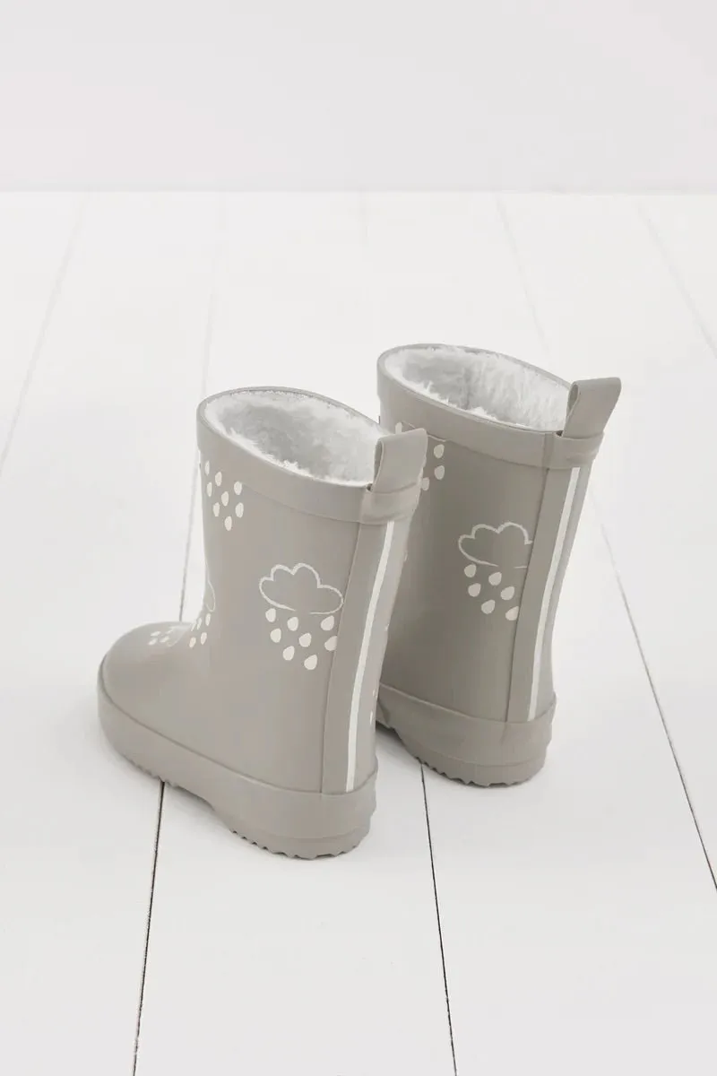 Herbe & Air : Bottes enfants géothermiques gris à changement de couleur