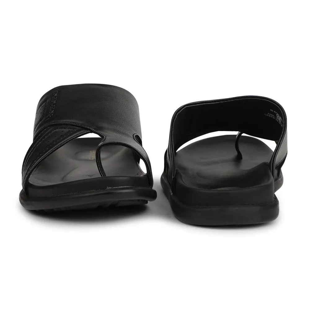 Chaussons Décontractés Noirs Healers Pour Hommes LEEKS-10 Par Liberty