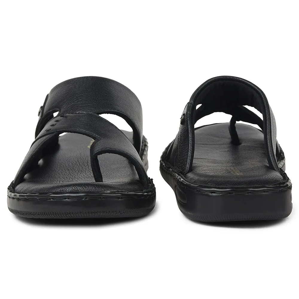 Chaussons Décontractés Noirs Healers Pour Hommes AOL-10 Par Liberty
