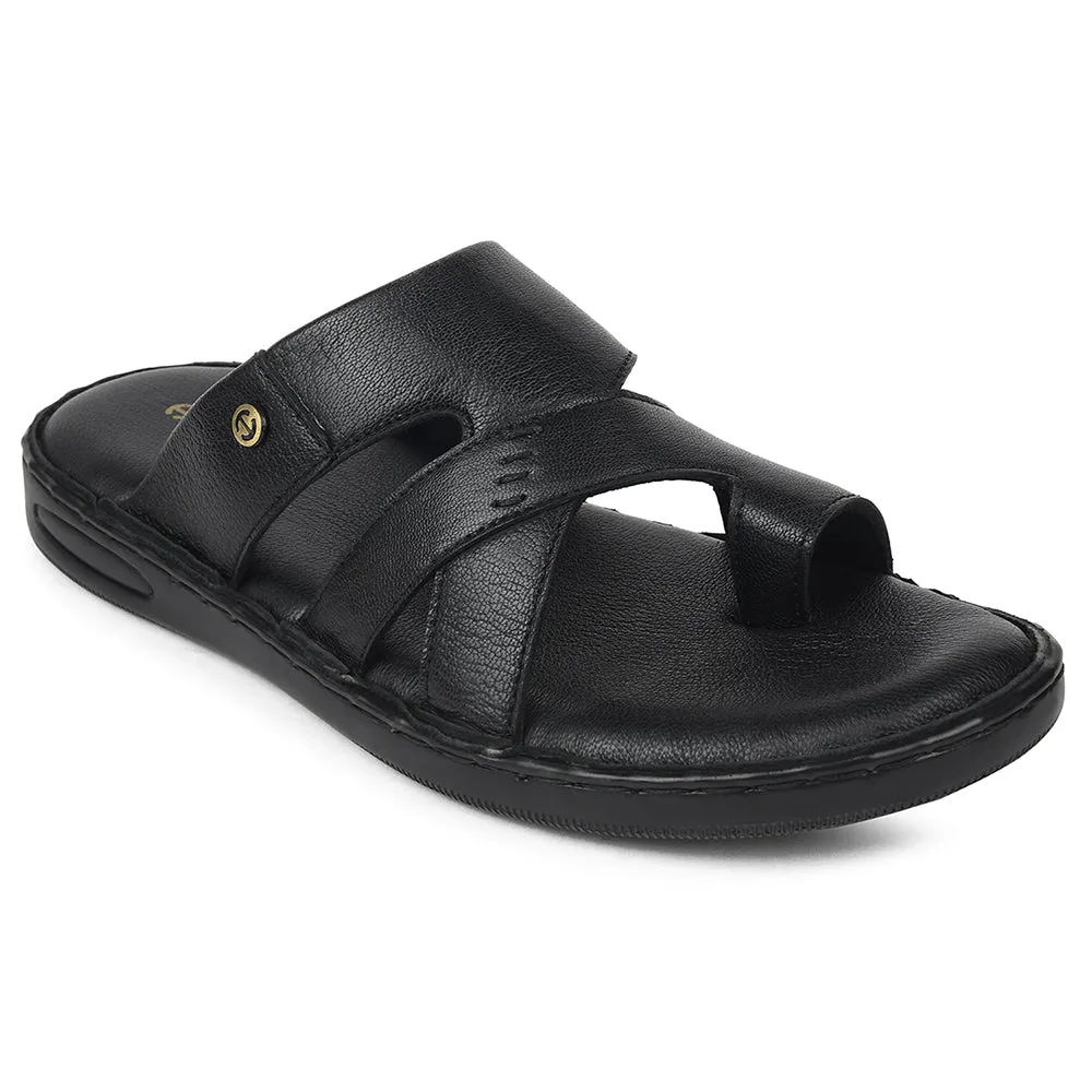 Chaussons Décontractés Noirs Healers Pour Hommes AOL-10 Par Liberty