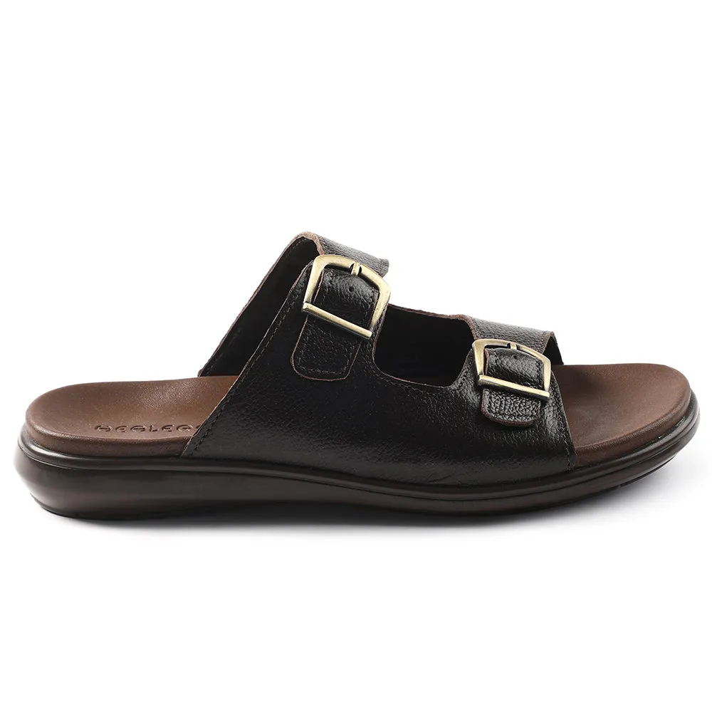 Sandale décontractée marron Healers pour hommes MDL-11E par Liberty