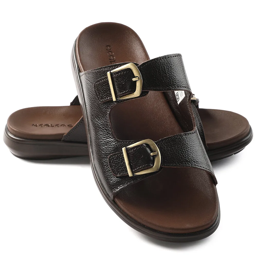 Sandale décontractée marron Healers pour hommes MDL-11E par Liberty