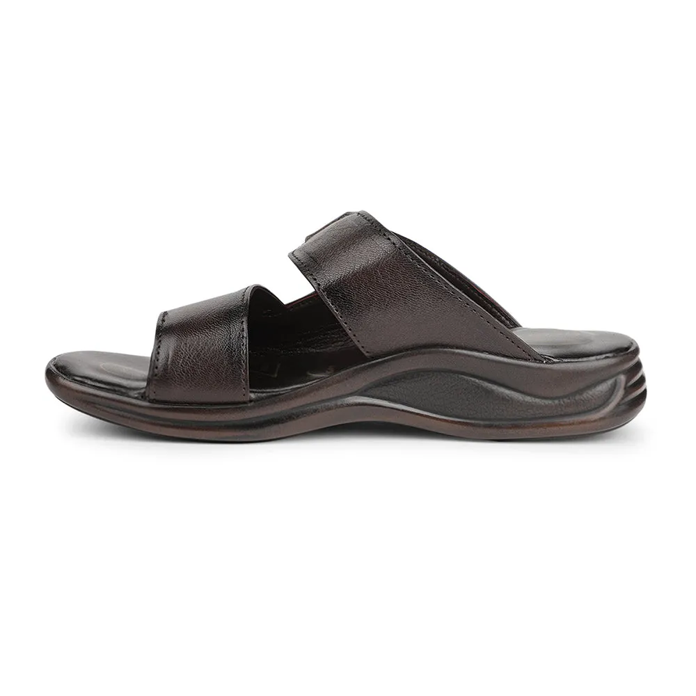 Chaussons Décontractés Marron Pour Hommes 2013-906 Par Liberty